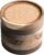 Acacia Wood Coasters for Drinks, 4.13 Inch, Set of 6, Absorbent and Insulation Cork Stackable Cup Holders, Rustic Coasters for Wooden Table, Designed by S1EGAN