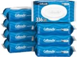 Cottonelle Fresh Feel Flushable Wet Wipes, Adult Wet Wipes, 8 Flip-Top Packs, 42 Wipes Per Pack (336 Total Wipes), Packaging May Vary