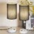 Dreamholder Table Lamp with 3 USB Charging Ports, Modern Desk Lamp with AC Outlet and Phone Stands, Perfect Bedside Lamp for Bedroom, Living Room, Office (Pack of 2), White&Black