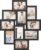 SONGMICS Collage Picture Frames, 4×6 Picture Frames Collage for Wall Decor, 10 Pack Photo Collage Frame for Gallery, Multi Family Picture Frame Set, Glass Front, Assembly Required, Ink Black