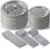 25 Set Silver Medieval Party Supplies Knight Festive Castle Party Tableware Accessories Pirate Birthday Party Disposable Paper Pewter Tableware Set Paper Plates Forks Spoons Knives