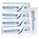 Sensodyne Extra Whitening Sensitive Teeth and Cavity Prevention Whitening Toothpaste, Amazon Exclusive, Cool Mint, Amazon Exclusive- 4 Ounces (Pack of 4)