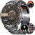 LIGE Smart Watches for Men with 1.85″ Screen, 730mAh Battery Fitness Tracker with Flashlight/Make/Answer Call/120Sports Mode/Sleep Monitoring/Heart Rate Monitoring, iOS Android waterproof Sports Watch