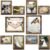 Picture Frame Set 10 pack, Farmhouse Photo Frames, Gallery Wall Frame Collage, with Two 8×10, Four 5×7, Four 4×6 Photo Frame set, in 3 Different Finishes Picture Frames For Wall or Desk,Rustic Brown