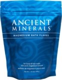 Ancient Minerals Magnesium Bath Flakes of Pure Genuine Zechstein Chloride – Resealable Magnesium Supplement Bag That Will Outperform Leading Epsom Salts 1.65 lbs