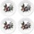 Portmeirion Holly and Ivy 10-inch Christmas Dinner Plates (Set of 4) – Festive Tableware, Beautiful Holly Motif – Microwave, Dishwasher, Freezer, Oven Safe – Holiday Dining & Seasonal Entertaining