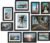 Vittanly 10 Pack Picture Frames Collage Wall Decor, Gallery Frame Set for Wall Mounting or Tabletop Display, Multi Sizes Including 2pcs 8×10, 4pcs 5×7, 4pcs 4×6, Black