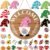 Qunclay Interchangeable Wooden Gnome Decor Holiday Seasonal Gnome Decorations with Magnet Pieces and Detachable Hats Changeable Welcome Sign for Home(Simple Style)