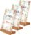 TONICE® 3 Pack 8.5×11 Acrylic Sign Holder L Shape Slant Back Design Clear Acrylic Frame Wood Base, Table Menu Display Stand, Flyer Display (Optional 8.5×11/5×7 Inch L/T Shape)