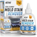 ACTIVE Mold Stain Remover Gel Cleaner Heavy Duty Stain Cleaner for Front Loader Washing Machine Seal, Bathroom Grout, Shower, Caulk – Front Load Washer Cleaning Solution – 7 Fl Oz