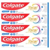 Colgate Total Whitening Toothpaste with Fluoride, 10 Benefits Including Sensitivity Relief and Stain Removal, Mint, 5.1 ounces (4 Pack)
