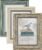 XUANLUO 3 Pack 5×7 Inch Picture Frames Farmhouse Rustic Vintage Distressed Wood Grain Photo Frame with Plexiglass for Table Top Display and Wall Hanging