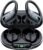 occiam Wireless Earbuds Bluetooth 5.3 Sport Headphonese with LED Charging Case, 90H Playback Sweatproof Over Ear Running Ear Buds with Earhooks Workout Earphones for iOS Android,Black