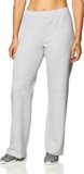 Hanes Women’s EcoSmart Fleece Petite Sweatpants, Open Bottom Sweatpants, Petite, 28.5”