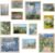 KBKBART Claude Monet Eclectic Wall Art, Monet Prints for Wall Decor, Eclectic Home Decor Canvas Impressionist Painting, Monet Water Lilies Exhibition Poster for Room Aesthetic, Classic Monet Gallery Art Prints Maximalist Decor – UNFRAMED