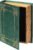 Decorative Vintage Book Shaped Trinket Storage Box- Green